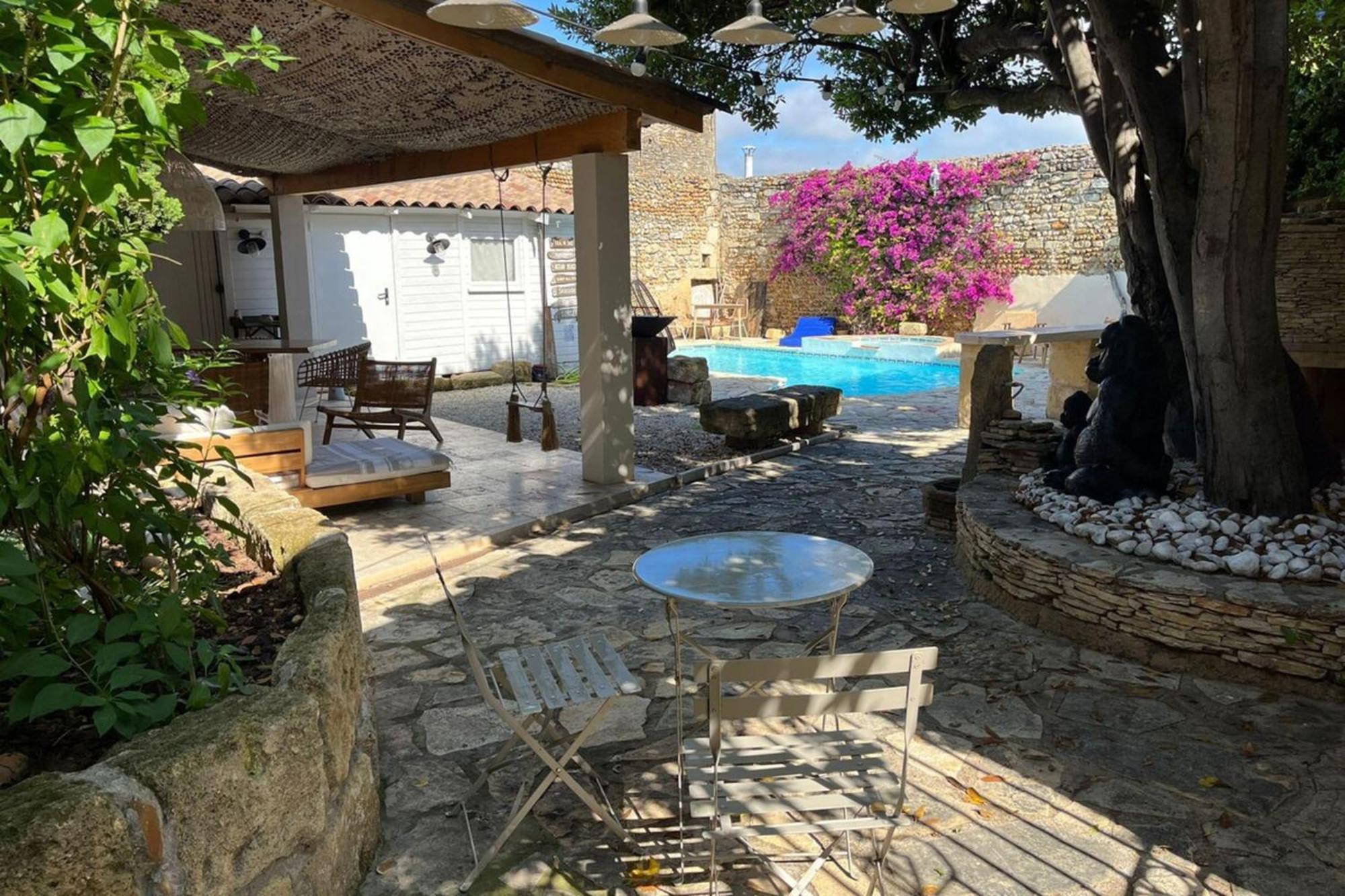 Casa Angel -Bohemian Villa With Swimming Pool And Air Conditioning! Vauvert Bagian luar foto